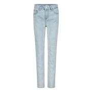 Levi's super skinny jeans l4m blue Blauw Meisjes Stretchdenim Effen - ...