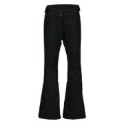 Vingino flared broek zwart/ oranje Meisjes Polyester Effen - 116