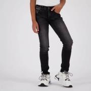 Vingino super skinny jeans BETTINE black vintage Zwart Meisjes Stretch...