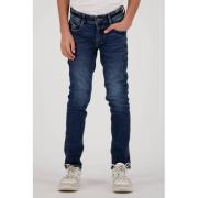 Vingino skinny jeans Amos deep dark Blauw Jongens Stretchdenim Effen -...