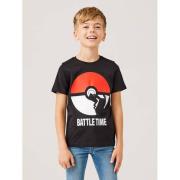 NAME IT KIDS Pokemon T-shirt NKMNABEL met printopdruk zwart Jongens Ka...