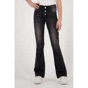 Raizzed high waist flared jeans Melbourne black Zwart Meisjes Stretchd...