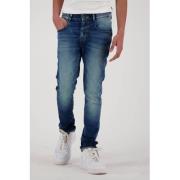 Raizzed skinny jeans Tokyo dark blue stone Blauw Jongens Denim Effen -...