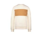 Le Chic Garcon sweater OLIVER offhwhite/zand Wit Meerkleurig - 128