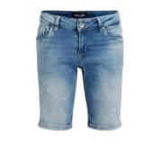 Cars jeans bermuda FLORIDA stone used Denim short Blauw Jongens Stretc...