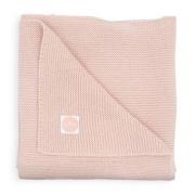 Jollein baby ledikantdeken Basic knit 100x150 cm Pale pink Babydeken R...
