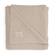 Jollein baby ledikant deken 100x150cm Basic knit nougat Babydeken Beig...