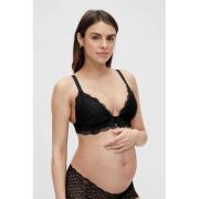 MAMALICIOUS voedingsbh MLZENINA zwart Dames Polyamide Effen - XL