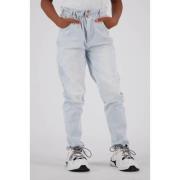 Vingino tapered fit jeans Claudia striped denim Blauw Effen - 146