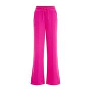 WE Fashion Blue Ridge straight fit broek roze Meisjes Sweat Effen - 98