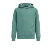 WE Fashion Blue Ridge hoodie topaz Sweater Groen Effen - 98/104