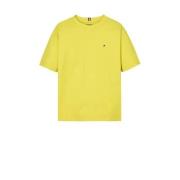 Tommy Hilfiger T-shirt geel Jongens Katoen Ronde hals Effen - 164