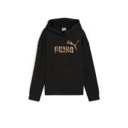 Puma hoodie zwart Trui Jongens Katoen Capuchon Logo - 128