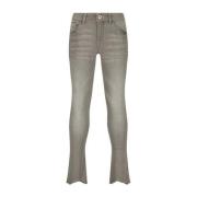Vingino skinny jeans Amia light grey Grijs Meisjes Katoen Effen - 128