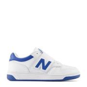 New Balance 480 V1 sneakers wit/kobaltblauw Jongens/Meisjes Leer Effen...