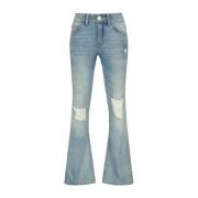 Raizzed flared jeans Melbourne Crafted met slijtage light blue stone B...