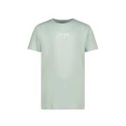 Raizzed T-shirt Huck met logo zacht pistachegroen Jongens Polyester Ro...
