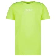 Raizzed T-shirt Huck met logo neon geel Jongens Polyester Ronde hals L...