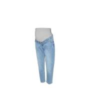 MAMALICIOUS cropped zwangerschaps regular jeans MLOLIVIA light blue de...