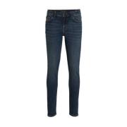 anytime skinny jeans donkerblauw Jongens Denim - 104