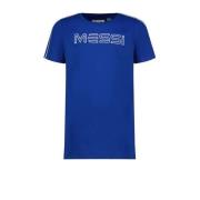 Vingino x Messi T-shirt Jaxe met logo hardblauw Jongens Stretchkatoen ...