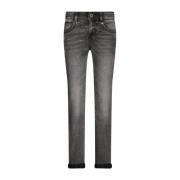 Vingino slim fit jeans Dante dark grey vintage Grijs Jongens Stretchde...