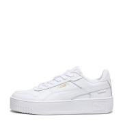 Puma Carina Street Street leren sneakers wit/goud Meisjes Leer Meerkle...