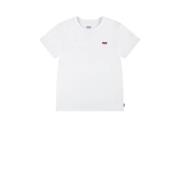 Levi's Kids T-shirt BATWING CHEST HIT wit Meisjes Katoen Ronde hals Ef...