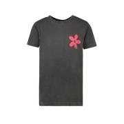 Cars T-shirt CARRO met backprint zwart/roze Meisjes Katoen Ronde hals ...