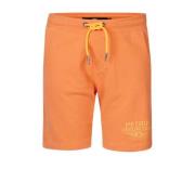 Petrol Industries sweatshort oranje Korte broek Jongens Katoen Effen -...