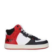 REPLAY Cobra sneakers rood/zwart/wit Jongens Imitatieleer Meerkleurig ...