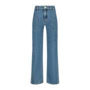 Raizzed wide leg jeans Mississippi Worker mid blue stone Blauw Meisjes...