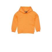 Quapi hoodie BOAZ oranje Sweater Effen - 68 | Sweater van Quapi