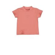 LEVV T-shirt MARION roze Meisjes Katoen Ronde hals Effen - 80