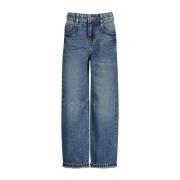 Vingino loose fit jeans Valente indigo blue Blauw Jongens/Meisjes Deni...