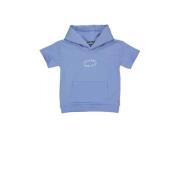 LEVV T-shirt MELLE lichtblauw Jongens Katoen Capuchon Effen - 86