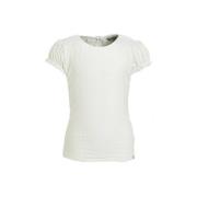 Koko Noko T-shirt wit Meisjes Polyester Ronde hals Effen - 74