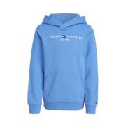 Tommy Hilfiger hoodie lichtblauw Sweater Effen - 152