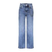 Frankie&Liberty wide leg jeans Attitude vintage blue denim Blauw Meisj...
