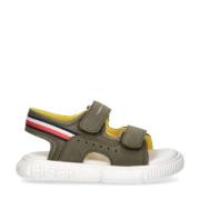 Tommy Hilfiger sandalen groen Jongens Imitatieleer Logo - 26