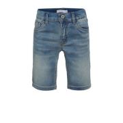 NAME IT KIDS jeans short Theo met katoen light denim Denim short Blauw...