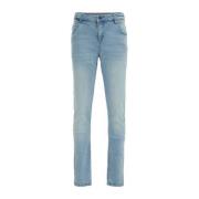 WE Fashion Blue Ridge tapered fit jeans light blue denim Blauw Jongens...