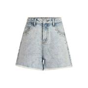 Shoeby regular fit denim short light blue denim bleached Korte broek B...