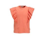 Me & My Monkey T-shirt Priyanka koraal Oranje Meisjes Katoen Ronde hal...