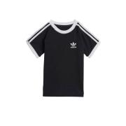 adidas Originals Adicolor T-shirt zwart/wit Jongens/Meisjes Katoen Ron...