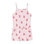 NAME IT MINI playsuit NMFVIGGA met all over print lichtroze/donkerroze...