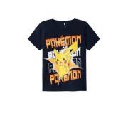 NAME IT KIDS Pokemon T-shirt NKMMACI met printopdruk donkerblauw Jonge...