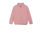 Color Kids fleece jack roze Jas Meisjes Polyester Opstaande kraag Stre...