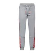 Retour X Touzani slim fit joggingbroek Ditch grijs/rood Jongens Polyes...