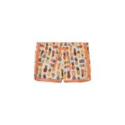 Claesen's zwemshort oranje Meisjes Polyester All over print - 104-110